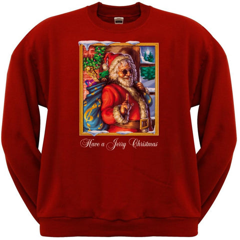 Jerry Garcia - Christmas Crew Neck Sweatshirt