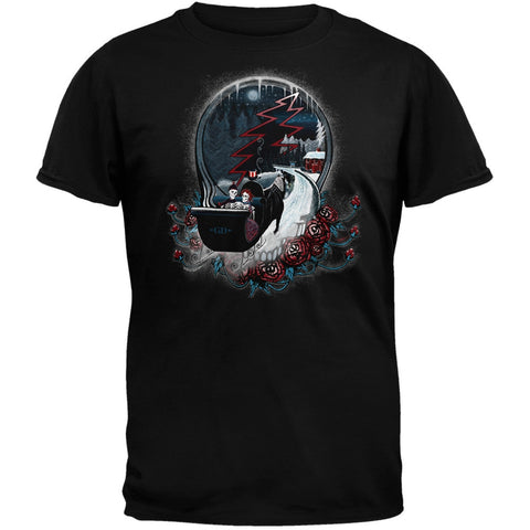 Grateful Dead - Winter Sleigh Black T-Shirt