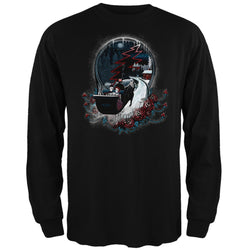 Grateful Dead - Winter Sleigh Black Long Sleeve T-Shirt
