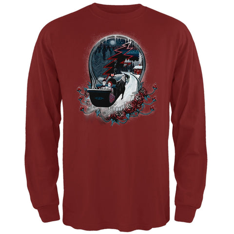 Grateful Dead - Winter Sleigh Cardinal Long Sleeve T-Shirt