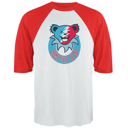 Grateful Dead - Smiley Bear Red Raglan