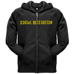 Social Distortion - Spray Paint Zip Hoodie