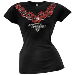 Tiger Army - Rose Necklace Juniors T-Shirt