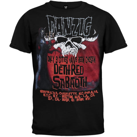 Danzig - 9 Cities Tour T-Shirt