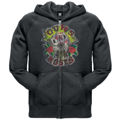 Guns N Roses - Cards Premium Zip Hoodie