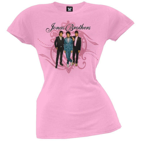 Jonas Brothers - Crest Swirl Girls Youth T-Shirt
