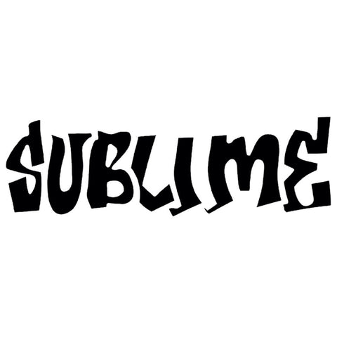 Sublime - Black Logo Cutout Decal
