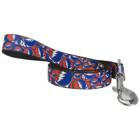 Grateful Dead - Steal Your Face Stacked Dog Leash