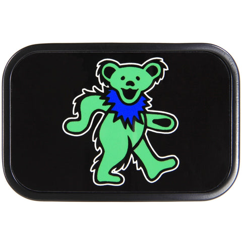 Grateful Dead - Green Dancing Bear Belt Buckle