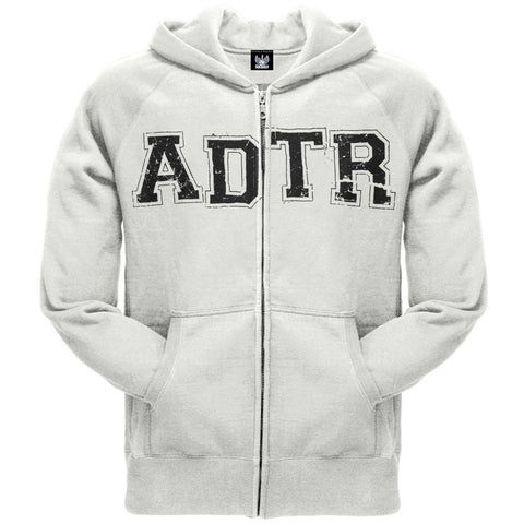 A Day To Remember - University White Adult Zip Hoodie