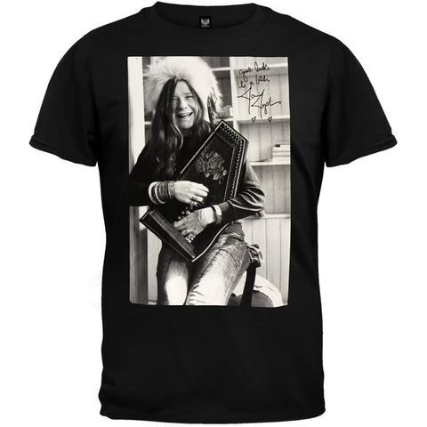 Janis Joplin - Good Luck Laugh Soft T-Shirt