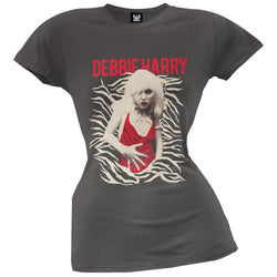 Debbie Harry - Red Zebra Juniors T-Shirt