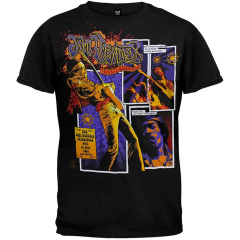 Jimi Hendrix - Comic T-Shirt