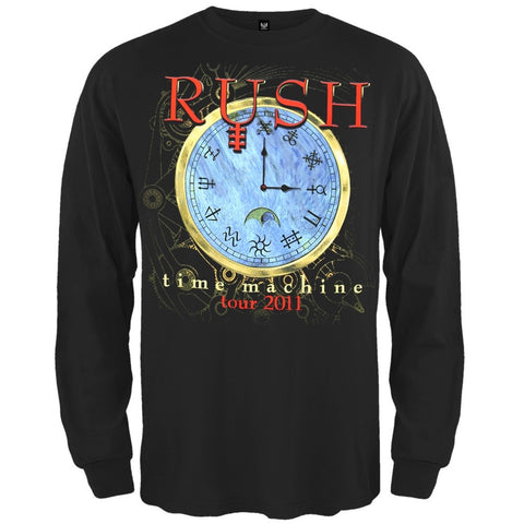 Rush - Time Machine Clock Long Sleeve T-Shirt