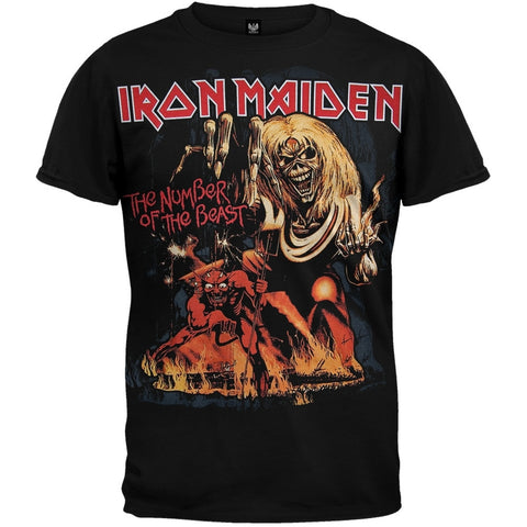Iron Maiden - Number Of The Beast Black T-Shirt