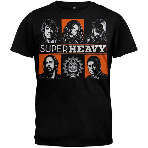 Superheavy - Band Grid T-Shirt