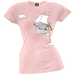 Shins - Ship Clouds Juniors T-Shirt