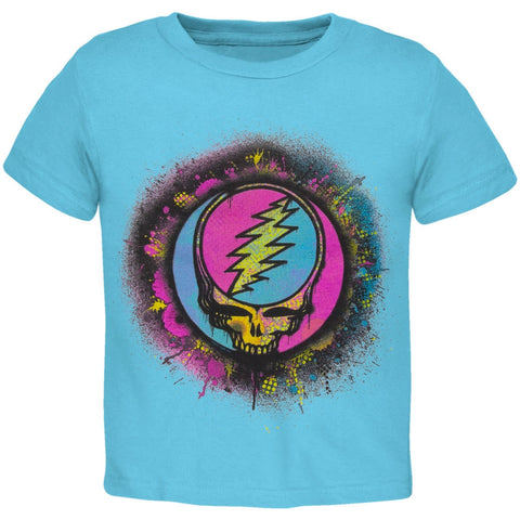 Grateful Dead - Splatter SYF Aqua Toddler T-Shirt