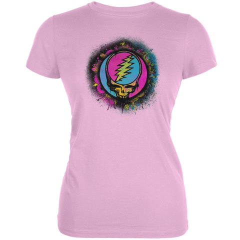 Grateful Dead - Splatter SYF Pink Juniors T-Shirt