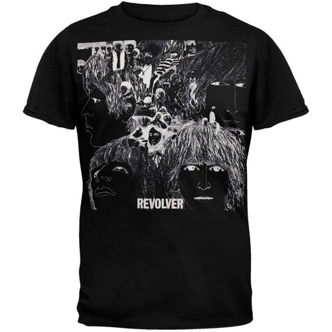 Beatles - Revolver Soft Black T-Shirt