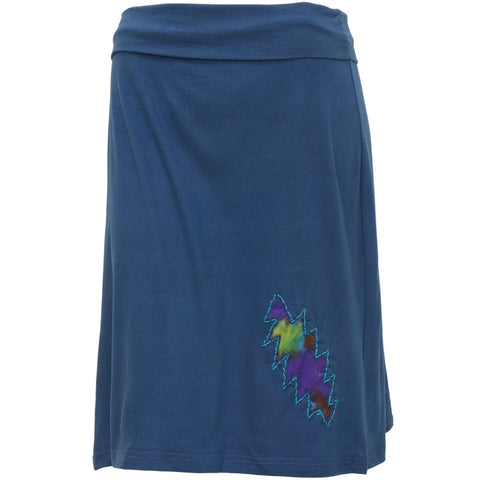 Grateful Dead - Lighnting Bolt Blue Women's Skirt