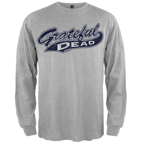 Grateful Dead - Sport Logo Grey Long Sleeve T-Shirt
