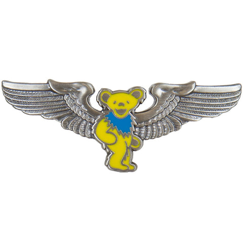 Grateful Dead - Yellow Dancing Bear Pilot Pin