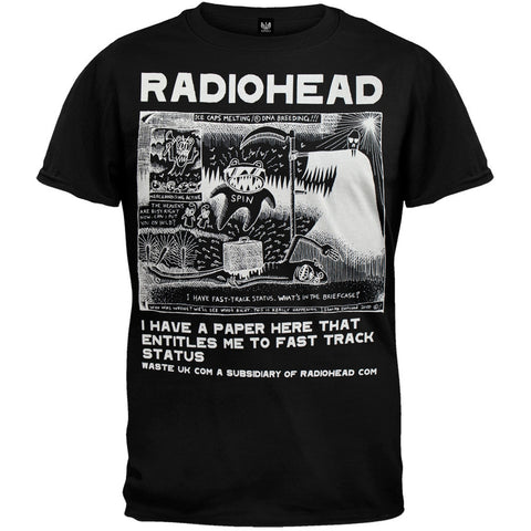 Radiohead - Ice Caps Graphic Soft T-Shirt