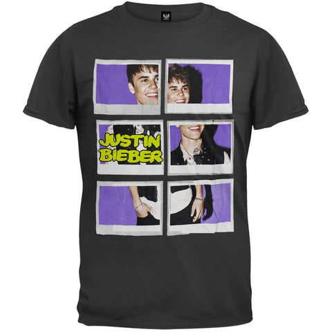 Justin Bieber - Polaroid Puzzle Soft T-Shirt