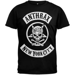 Anthrax - Biker Skull T-Shirt