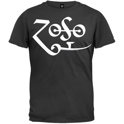 Jimmy Page - White Zoso Logo T-Shirt