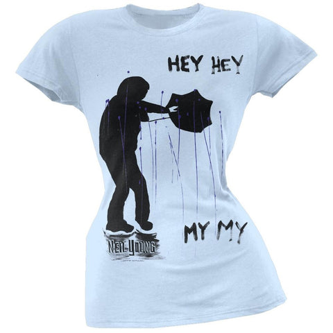 Neil Young - Hey Hey My My Juniors T-Shirt