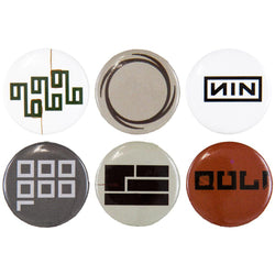 Nine Inch Nails - 6-Piece Logo Button Set One