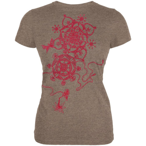 Sarah Mclachlan - Floral Print Juniors T-Shirt