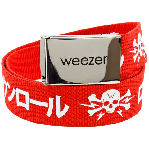 Weezer - Kanji Canvas Adjustable Belt