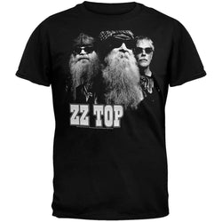 ZZ Top - Black Photo T-Shirt