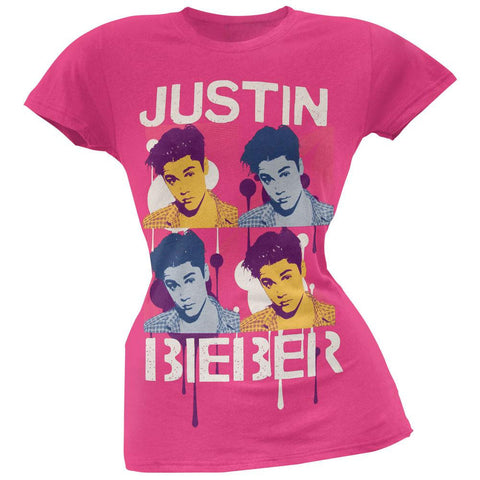 Justin Bieber - Face Drip Juniors T-Shirt