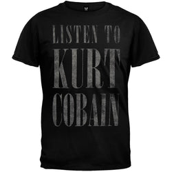 Kurt Cobain - Listen To Kurt Soft T-Shirt