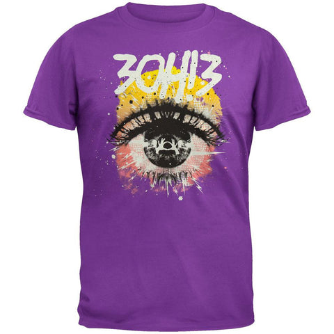 3OH!3 - Purple Eye Soft T-Shirt