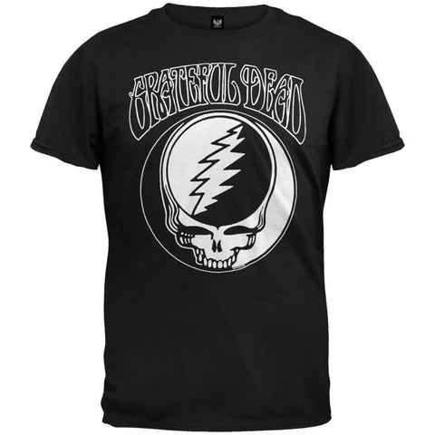 Grateful Dead - Black and White Steal Your Face T-Shirt
