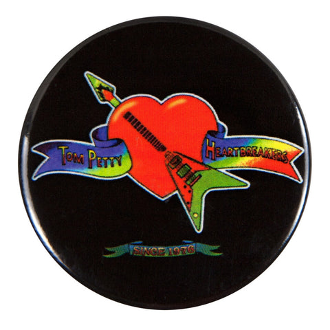 Tom Petty - Heart Logo - Button
