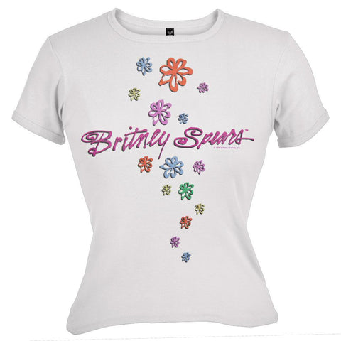 Britney Spears - Flowers Youth Babydoll T-Shirt