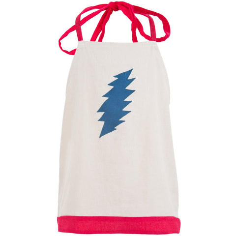 Grateful Dead - Lightning Bolt Natural Toddler Halter Top