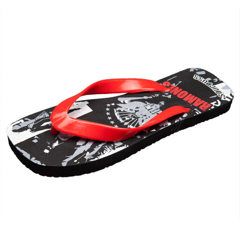 Ramones - Collage Red/Black Flip Flops