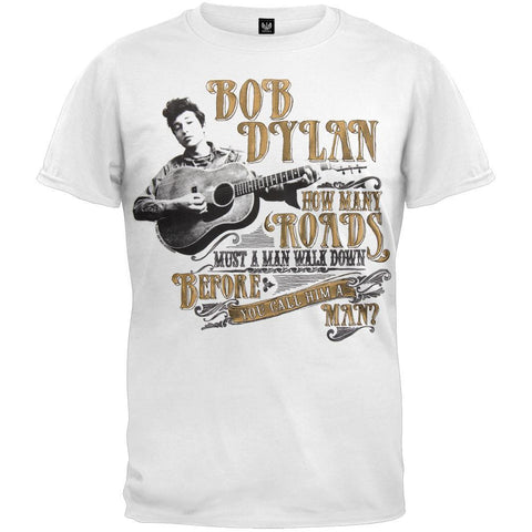 Bob Dylan - How Many Roads Soft T-Shirt
