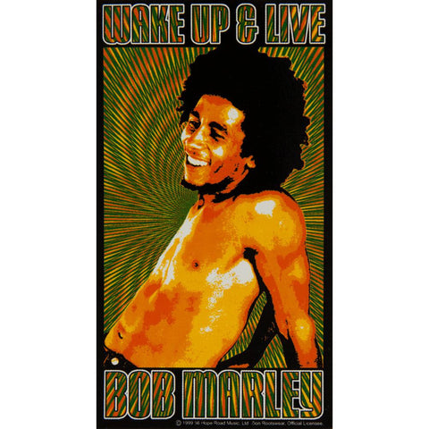 Bob Marley -Wake Up and Live Decal 6 x 3