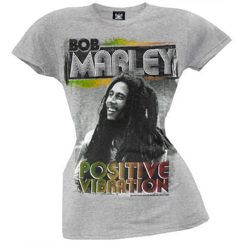 Bob Marley - Positive Vibration Juniors T-Shirt