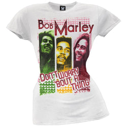 Bob Marley - Don't Worry About a Thing Juniors T-Shirt