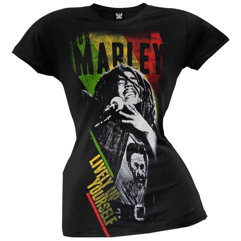 Bob Marley - Lively Up Juniors T-Shirt