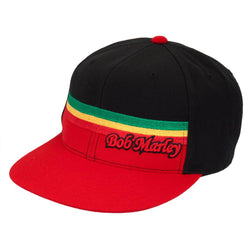 Bob Marley - Rasta Stripe Yellow Fitted Cap
